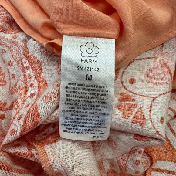 NWT Farm Rio Red Jaipur Crossover Maxi Dress in Jaipur Red Size M - Picture 10 of 10